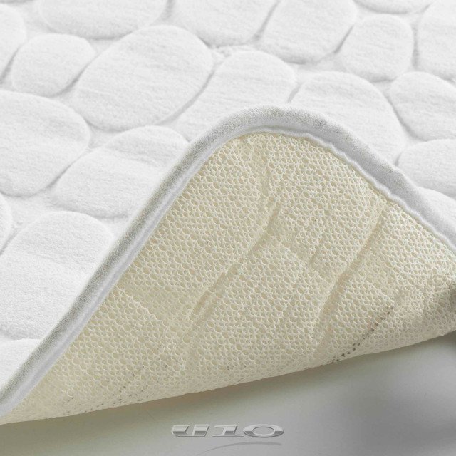 Πατάκι μπάνιου Memory Foam White 40x60 cm
