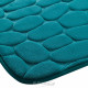 Πατάκι μπάνιου microfiber με αφρό μνήμης Blue/Green 40x60 cm