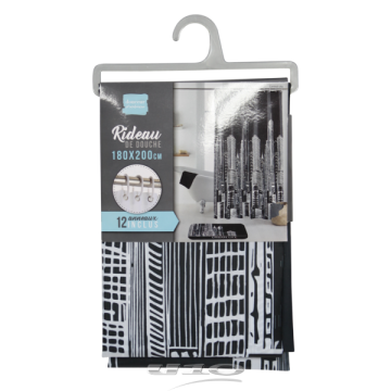 Κουρτίνα μπάνιου PRINTED POLYESTER CENTRAL CITY Douceur d'intérieur.