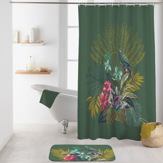 Κουρτίνα μπάνιου PRINTED POLYESTER EQUATORIAL Douceur d'intérieur.