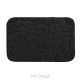 Πατάκι μπάνιου microfiber με αφρό μνήμης Black 40x60 cm