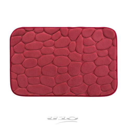 Πατάκι μπάνιου microfiber με αφρό μνήμης Raspberry 40x60 cm