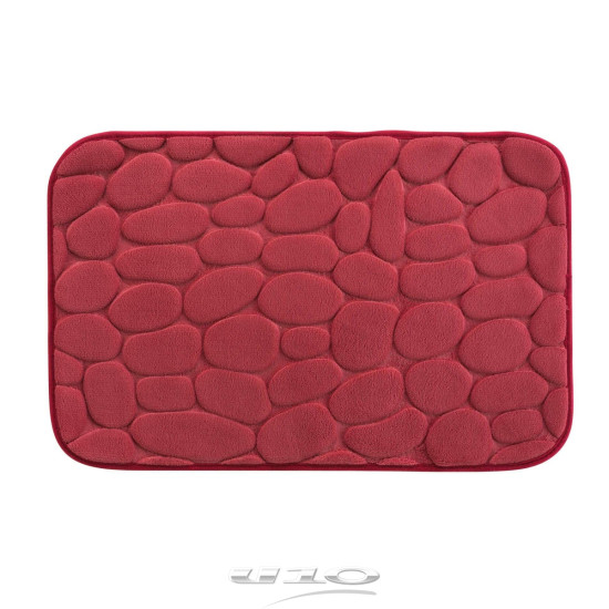 Πατάκι μπάνιου microfiber με αφρό μνήμης Raspberry 40x60 cm