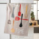 Πετσέτα κουζίνας PRINTED COTTON COOKING TIME