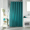 Κουρτίνα μπάνιου υφασμάτινη  PLAIN JACQUARD QUARTZ BLUE/EMERALD GREEN Douceur d'intérieur.