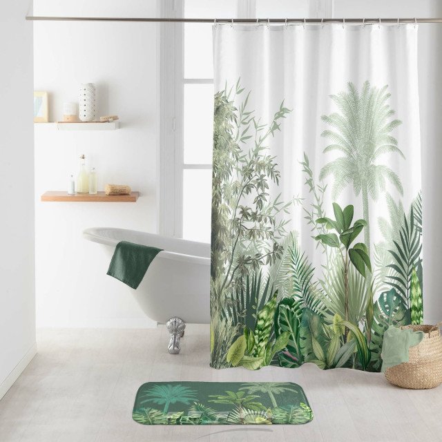 Κουρτίνα μπάνιου PRINTED POLYESTER VAGABONDE Douceur d'intérieur.