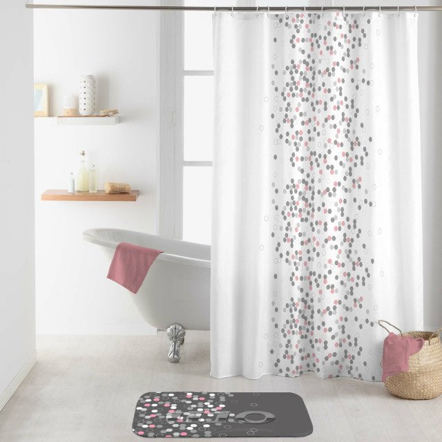 Κουρτίνα μπάνιου PRINTED POLYESTER EFFERVESCENCE Douceur d'intérieur.
