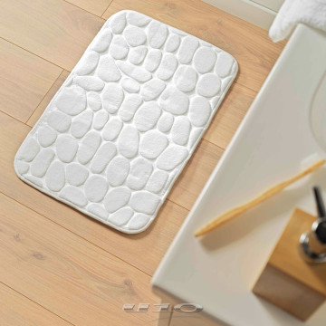 Πατάκι μπάνιου Memory Foam White 40x60 cm Πατάκι μπάνιου Memory Foam White 40x60 cm