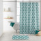 Κουρτίνα μπάνιου PRINTED POLYESTER BLUEART Douceur d'intérieur.