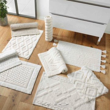 Πατάκι μπάνιου WOVEN JACQUARD COTTON DAMARIS Πατάκι μπάνιου WOVEN JACQUARD COTTON DAMARIS