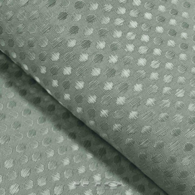 Κουρτίνα μπάνιου υφασμάτινη  PLAIN JACQUARD QUARTZ LIGHT GREY Douceur d'intérieur.