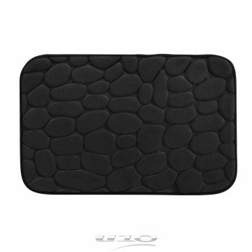 Πατάκι μπάνιου Memory Foam BLACK 50X80cm Πατάκι μπάνιου Memory Foam BLACK 50X80cm
