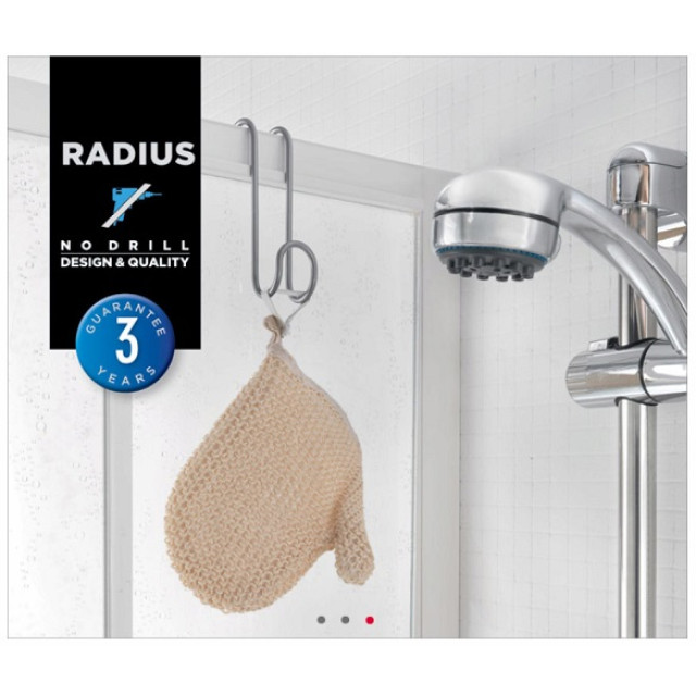RADIUS διπλή κρεμάστρα πετσέτας μπάνιου 