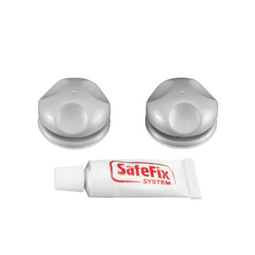 EUREKA Σετ 2 γάντζοι με κόλλα