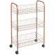 Τροφοθήκη 3/επιπέδων Lugano Copper Line Metaltex