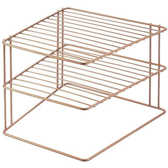 Smart Kitchen PALIO γωνιακό ράφι 2/επιπέδων Copper POLYTHERM