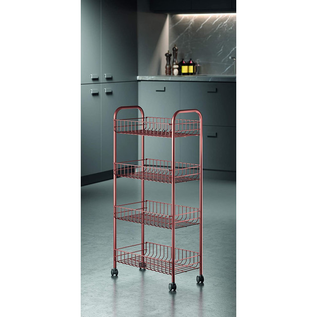 Τροφοθήκη 4/επιπέδων Ascona Copper Line Metaltex