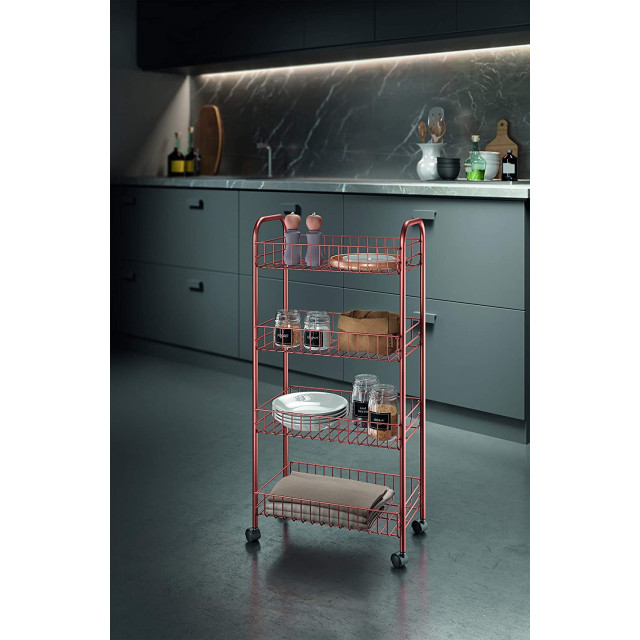 Τροφοθήκη 4/επιπέδων Ascona Copper Line Metaltex