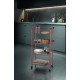 Τροφοθήκη 4/επιπέδων Ascona Copper Line Metaltex