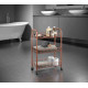 Τροφοθήκη 3/επιπέδων Lugano Copper Line Metaltex