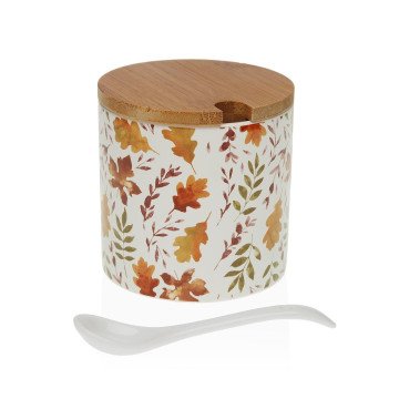 Βαζάκι με κουταλάκι για μπαχαρικά ή τριμμένο τυρί "Aia Round" Versa Βαζάκι με κουταλάκι για μπαχαρικά ή τριμμένο τυρί "Aia Round" Versa