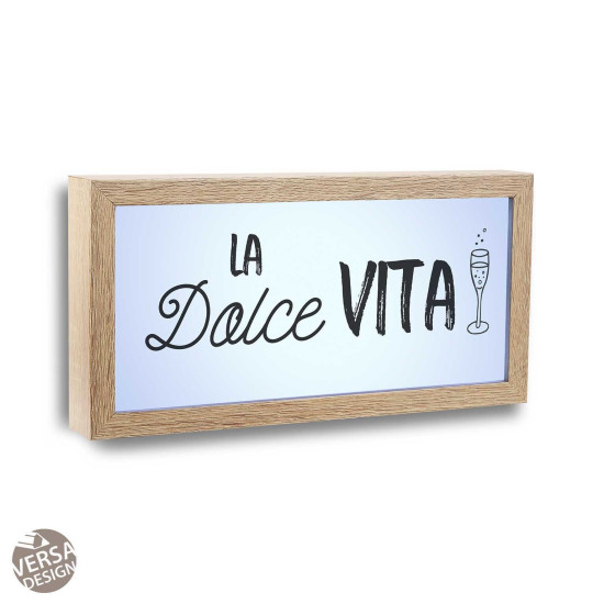 Φωτεινή πινακίδα τοίχου led "La dolce" Versa