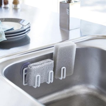 Βάση Στήριξης Για Σφουγγαράκι White Yamazaki Βάση Στήριξης Για Σφουγγαράκι White Yamazaki