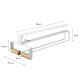 Under Shelf Wine Glass Hanger White Yamazaki