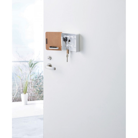 Μαγνητικό Κουτί Κλειδοθήκη White&Plywood Yamazaki