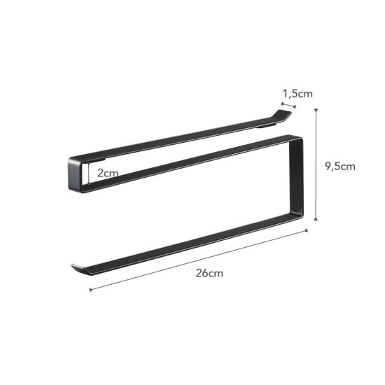 Under Shelf Θήκη Για Χαρτί Κουζίνας Black Yamazaki