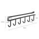Under Shelf Tool Hanger Black Yamazaki
