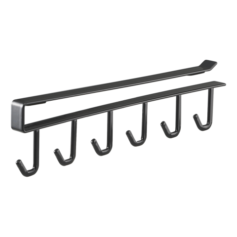Under Shelf Tool Hanger Black Yamazaki