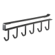 Under Shelf Tool Hanger Black Yamazaki
