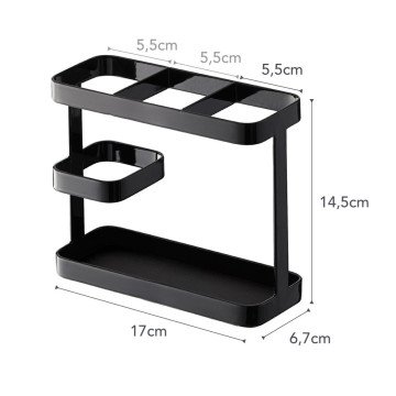 Σταντ Για Εργαλεία Κουζίνας Tower Black Yamazaki  Σταντ Για Εργαλεία Κουζίνας Tower Black Yamazaki