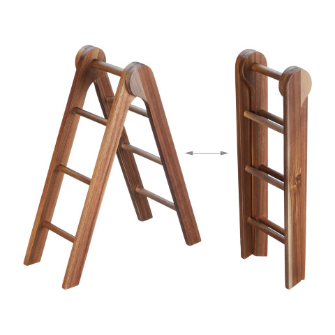Επιφάνεια σερβιρίσματος 3/επιπέδων "Wood" Relaxdays
