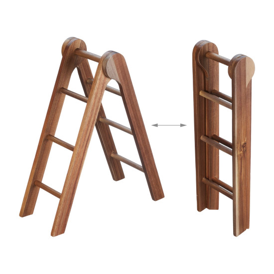 Επιφάνεια σερβιρίσματος 3/επιπέδων "Wood" Relaxdays