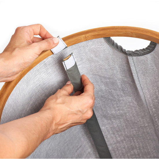 Καλάθι ρούχων Bamboo/Grey Zeller
