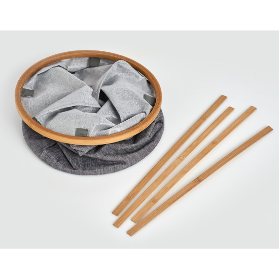 Καλάθι ρούχων Bamboo/Grey Zeller