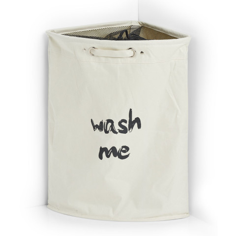 Γωνιακό καλάθι ρούχων "Wash me" Zeller