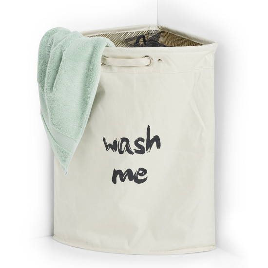 Γωνιακό καλάθι ρούχων "Wash me" Zeller