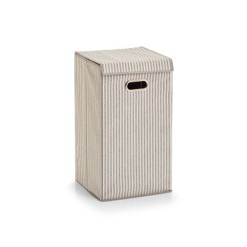 Καλάθι ρούχων "Stripes Beige" Zeller