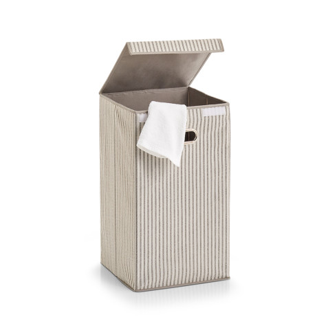 Καλάθι ρούχων "Stripes Beige" Zeller