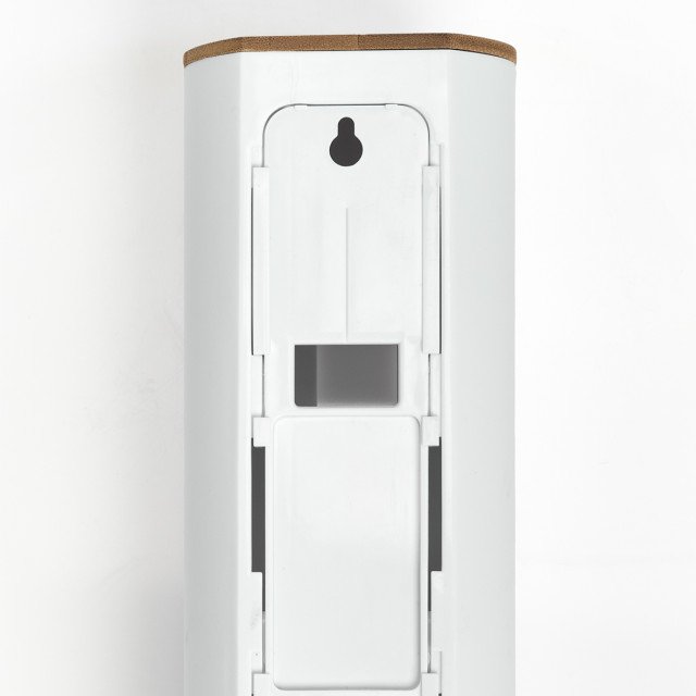 Θήκη επιτοίχια για δίσκους ντεμακιγιάζ Scandi White Zeller
