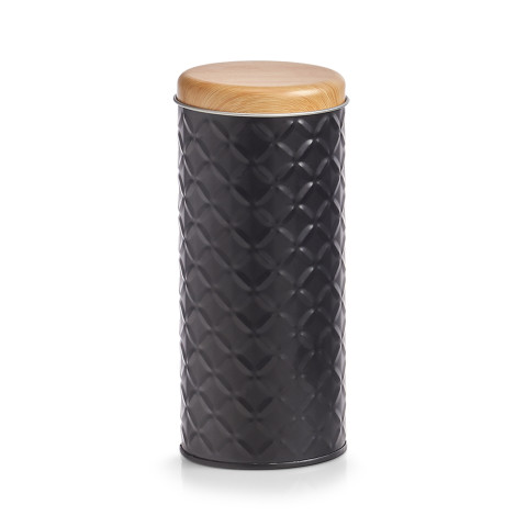 Μεταλλικό κουτί κουζίνας  "Scandi Metal Black" Zeller