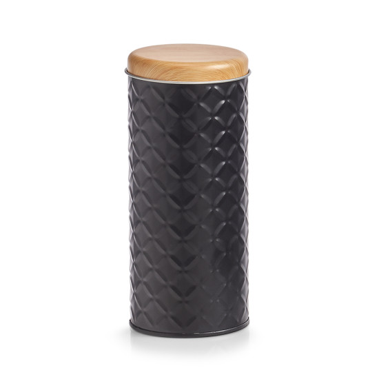 Μεταλλικό κουτί κουζίνας  "Scandi Metal Black" Zeller