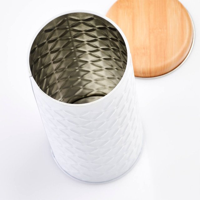 Μεταλλικό κουτί κουζίνας  "Scandi Metal White" Zeller