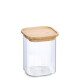 Βάζο αποθήκευσης Glass Bamboo 900ml Zeller