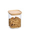 Βάζο αποθήκευσης Glass Bamboo 900ml Zeller
