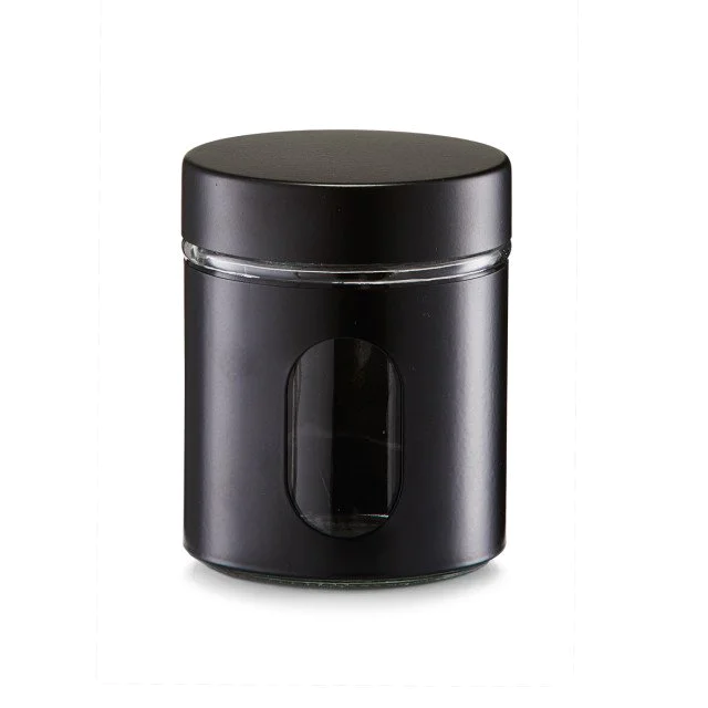 Βάζο αποθήκευσης "Black" 600ml Zeller Βάζο αποθήκευσης "Black" 600ml Zeller