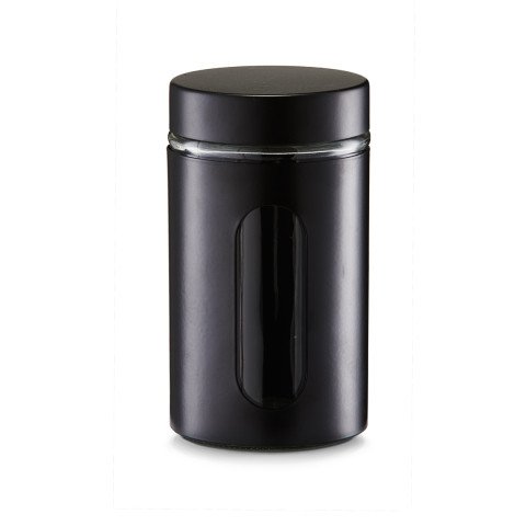 Βάζο αποθήκευσης "Black" 900ml Zeller